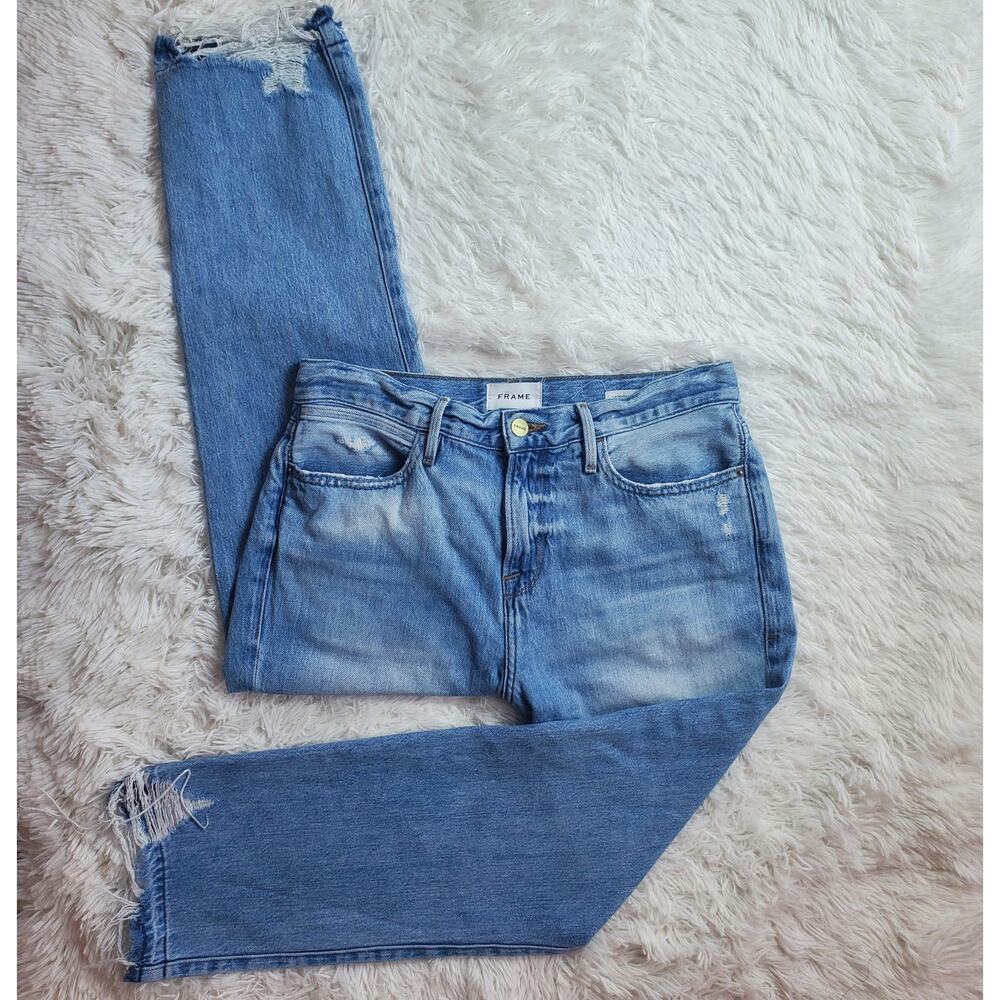 Frame Le Hollywood Crop Straight Leg Jeans 27 / 4
